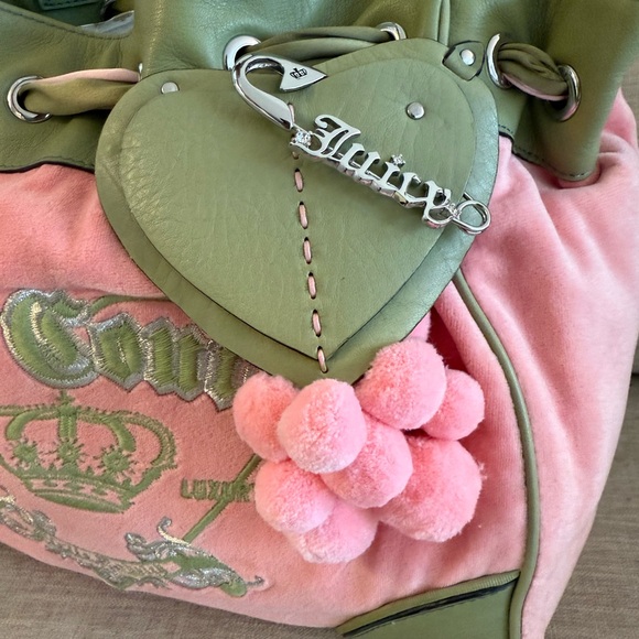 Juicy Couture Daydreamer Tote Bag with Charms - Pink & Green - Picture 2 of 12